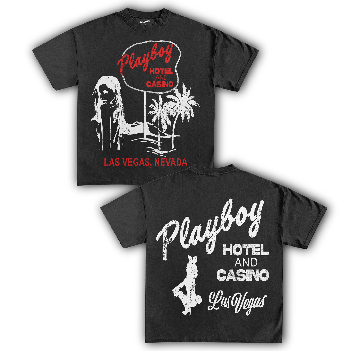 PLAYBOY HOTEL & CASINO TEE (Double Sided)