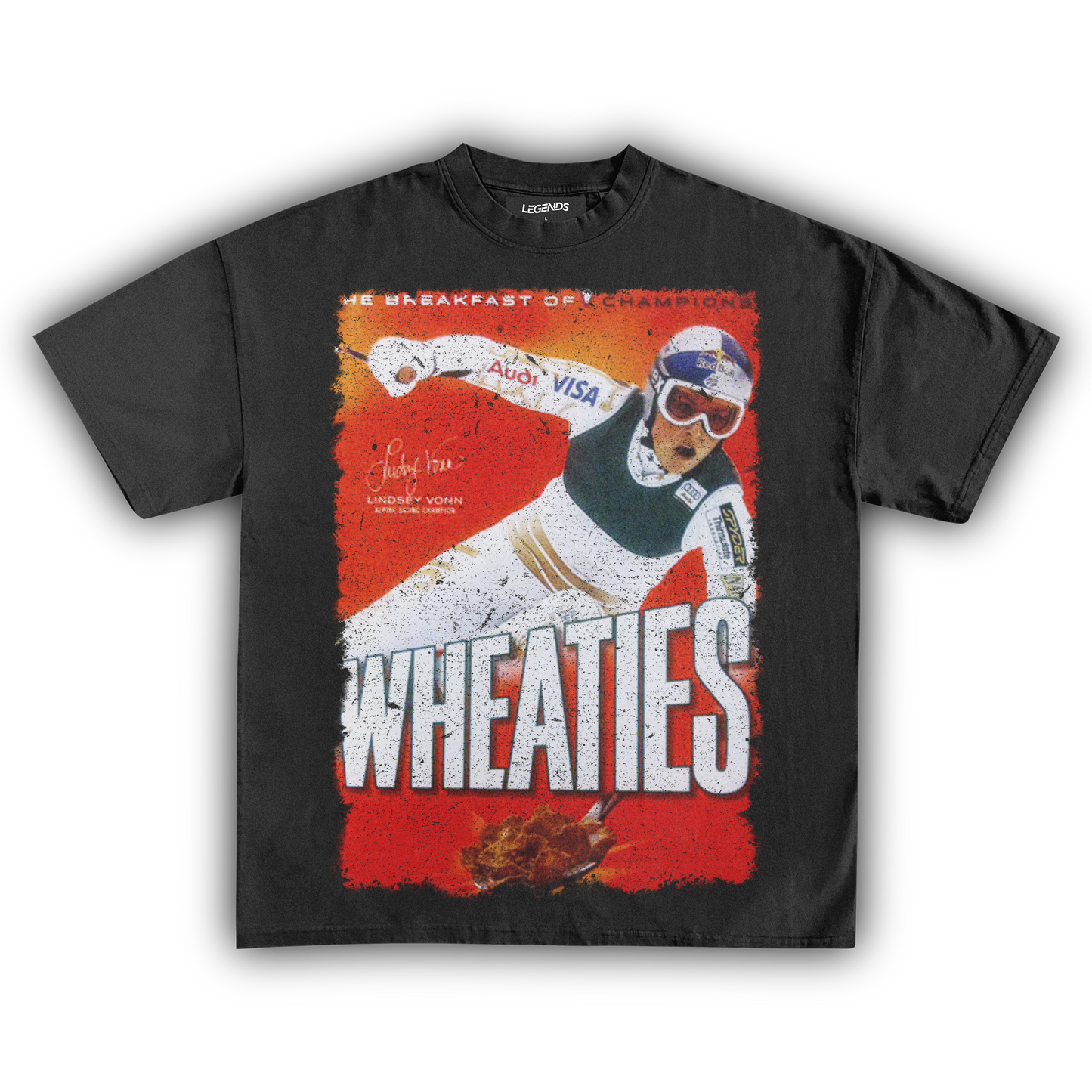 WHEATIES LINDSEY VONN 2010 VINTAGE TEE