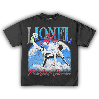 LIONEL MESSI PARIS SAINT-GERMAIN VINTAGE TEE