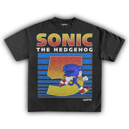 SONIC THE HEDGEHOG 5 VINTAGE TEE