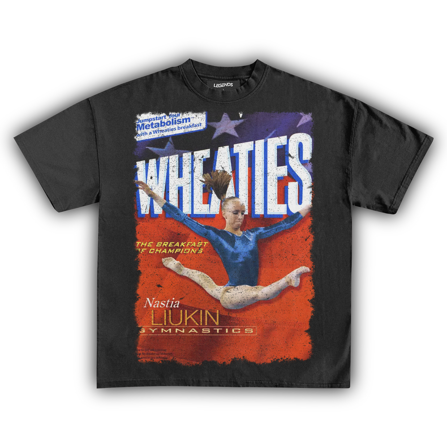 WHEATIES NASTIA LIUKIN 2008 VINTAGE TEE