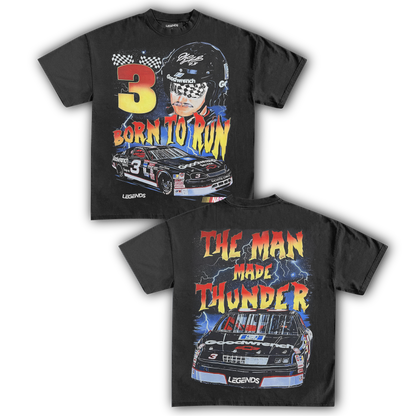 DALE EARNHARDT BORN TO RUN TEE (Double Sided)