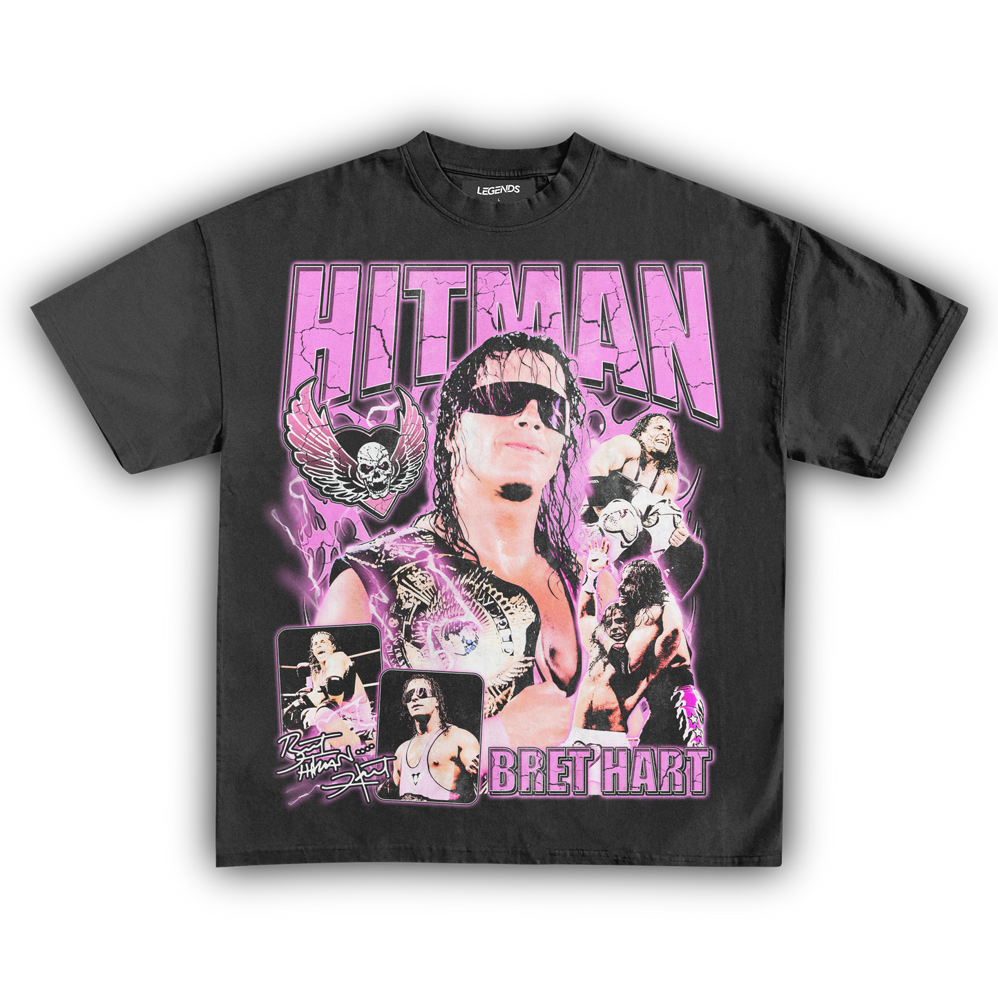BRET HITMAN HART TEE