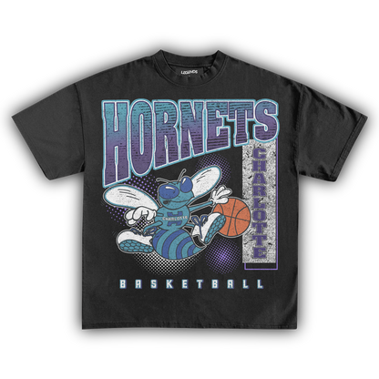 CHARLOTTE HORNETS VINTAGE TEE