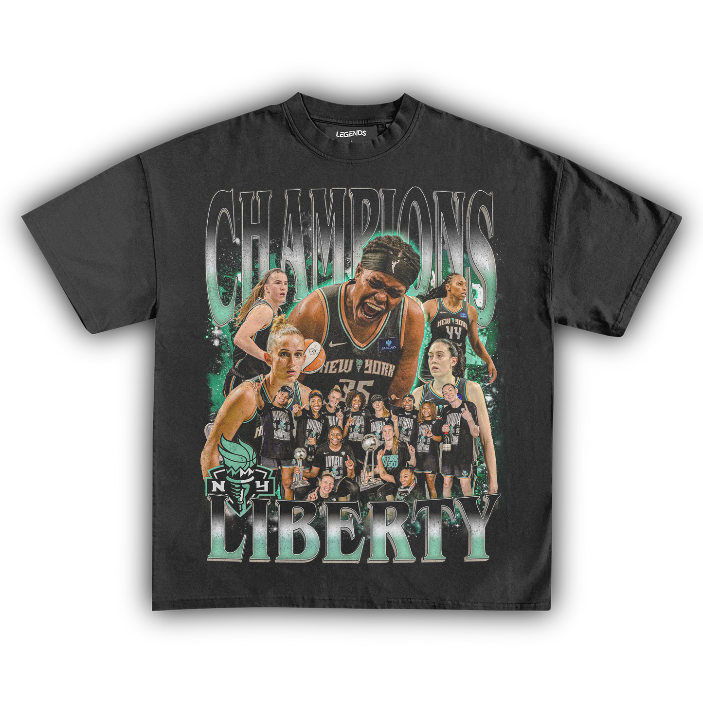 NEW YORK LIBERTY CHAMPIONS 2024 TEE