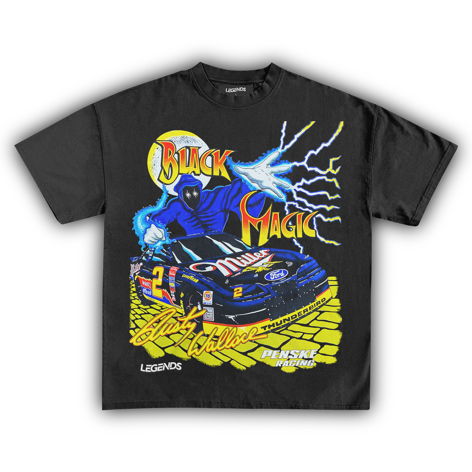 Rusty Wallace Black Magic Tee » NASCAR » Vintage Heavyweight T