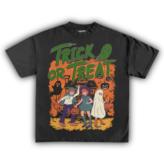 TRICK OR TREAT HALLOWEEN VINTAGE TEE