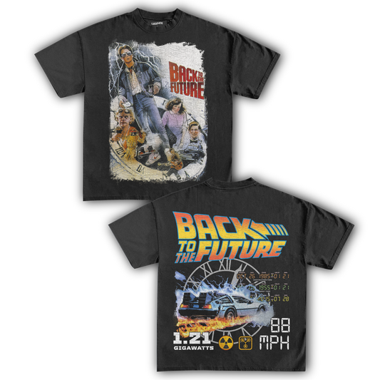 BACK TO THE FUTURE TIME TRAVELER TEE (Double Sided)