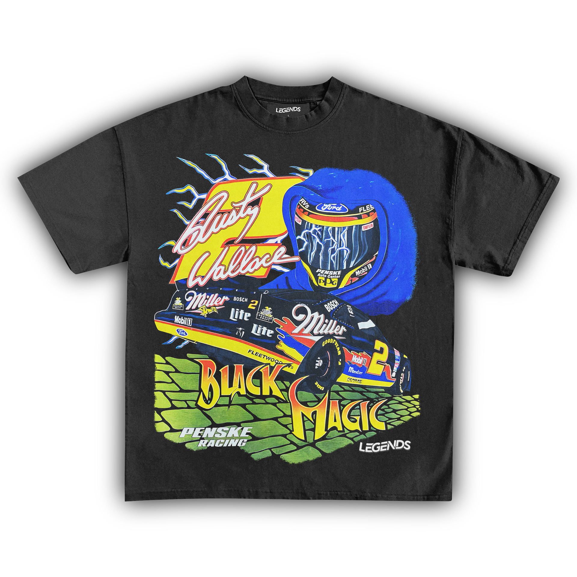 Rusty Wallace Black Magic Tee » NASCAR » Vintage Heavyweight T