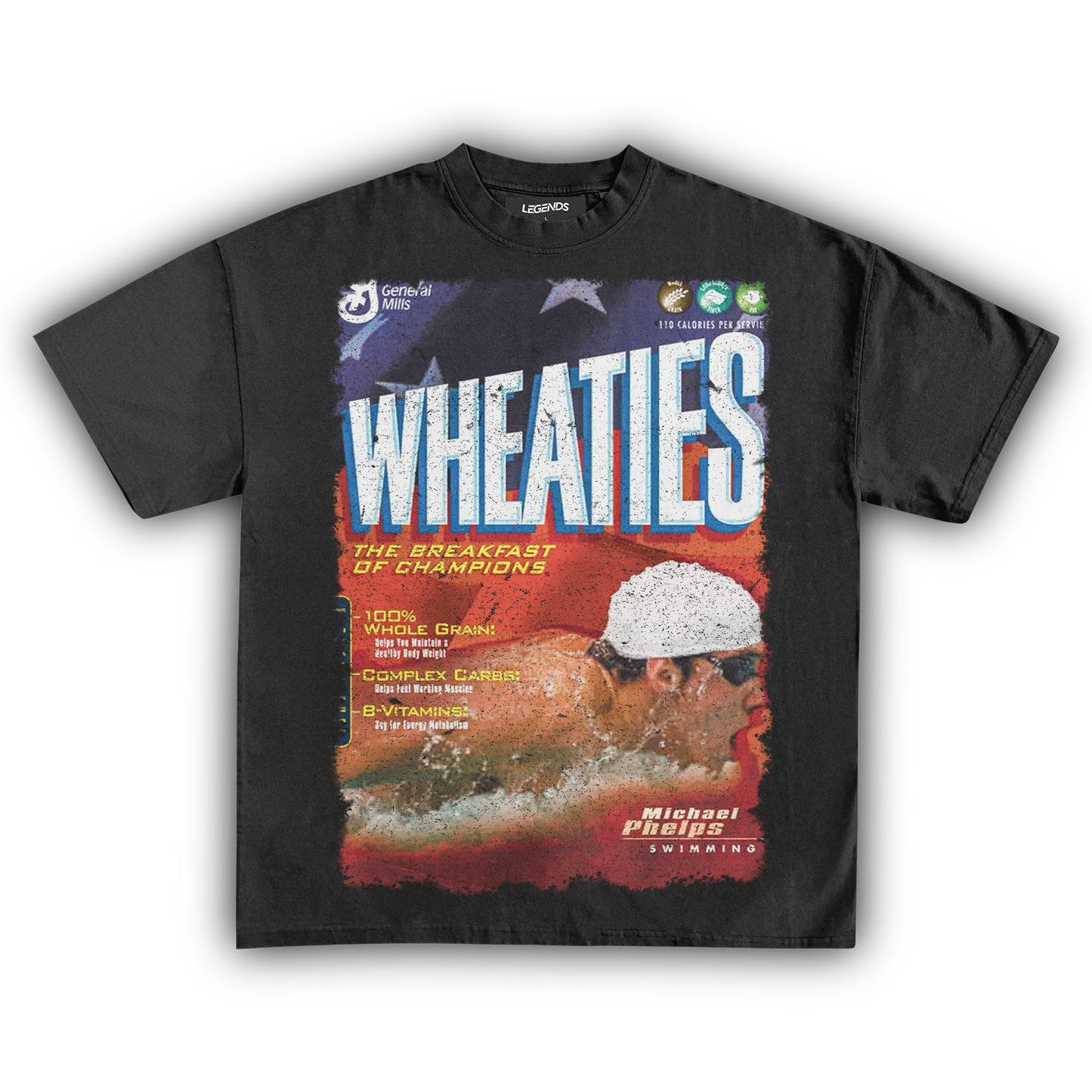 WHEATIES MICHAEL PHELPS 2004 VINTAGE TEE