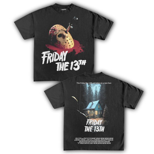 HALLOWEEN: FRIDAY THE 13TH TEE (Double Sided)