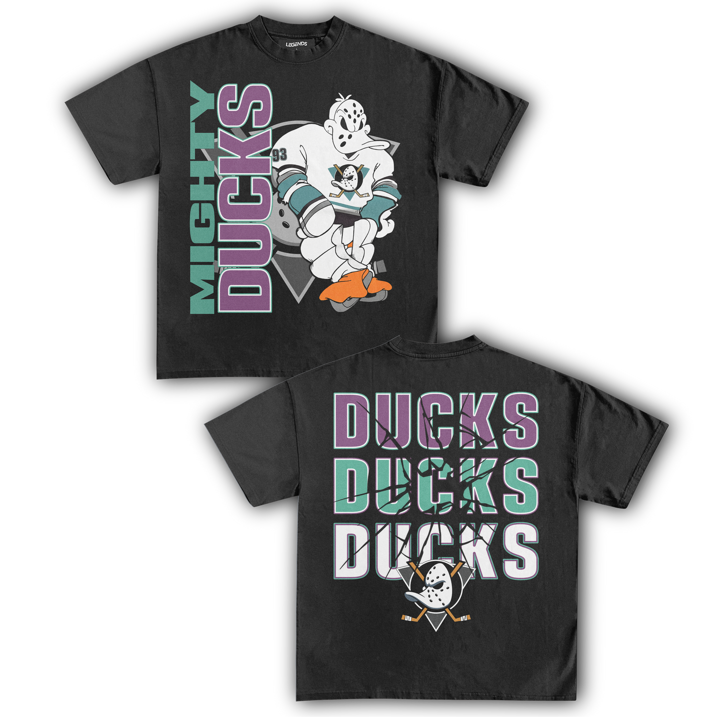 MIGHTY DUCKS HOCKEY TEE (Double Sided)