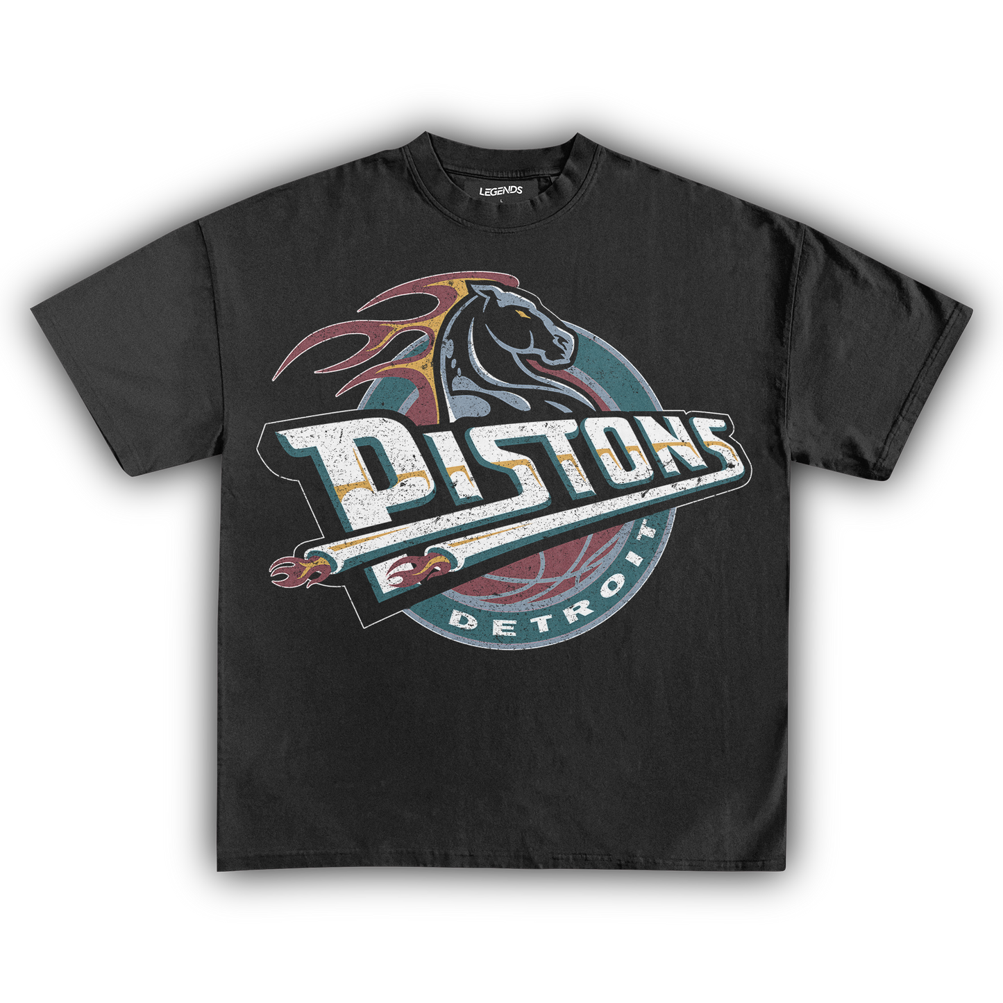 DETROIT PISTONS VINTAGE TEE