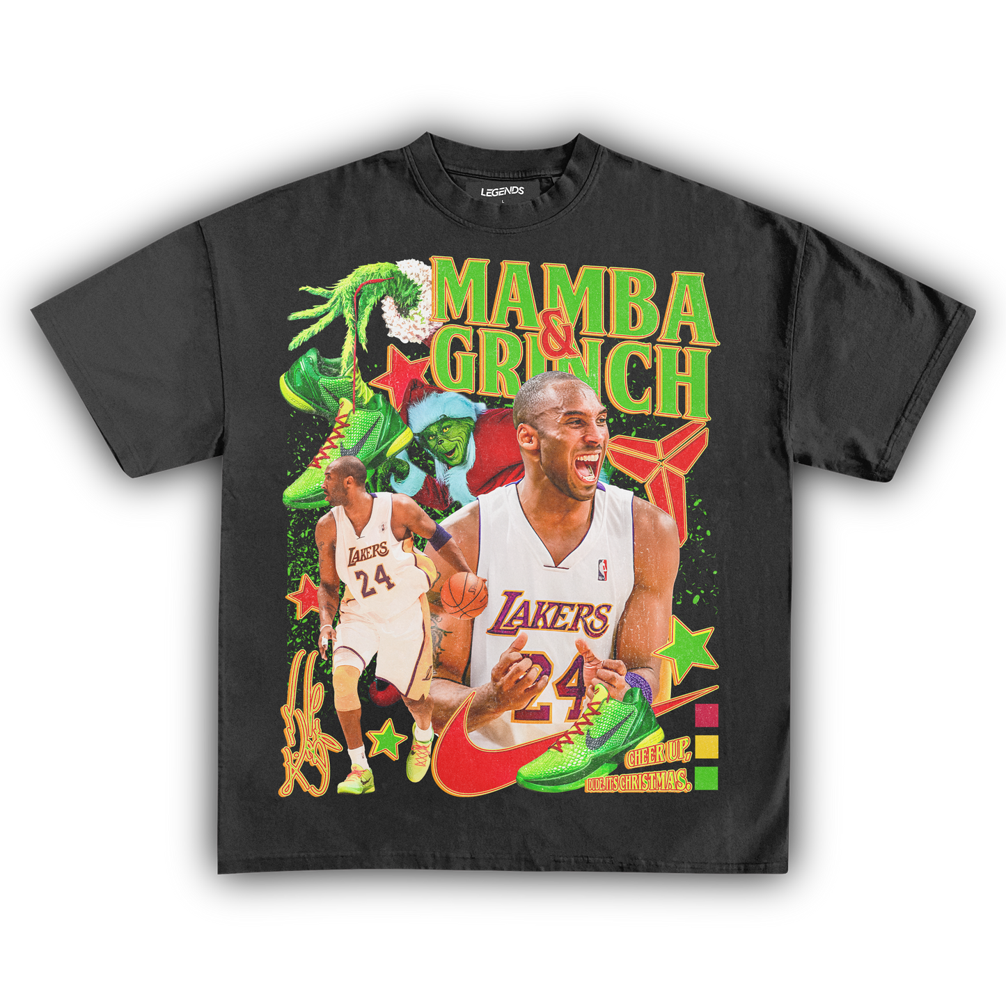 MAMBA & GRINCH STOLE CHRISTMAS TEE