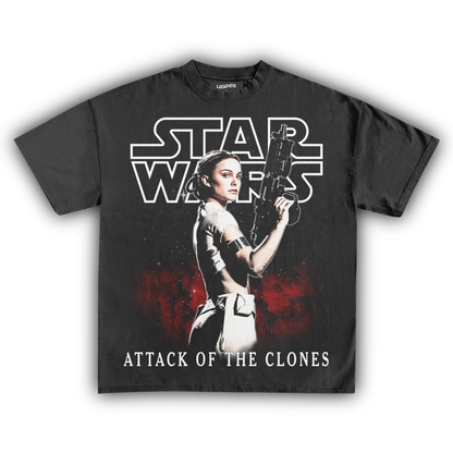 STAR WARS ATTACK OF THE CLONES 2002 VINTAGE TEE