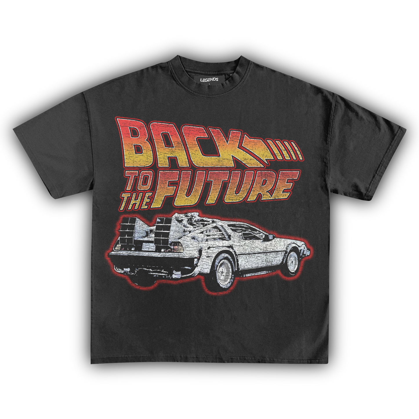 BACK TO THE FUTURE DELOREAN VINTAGE TEE