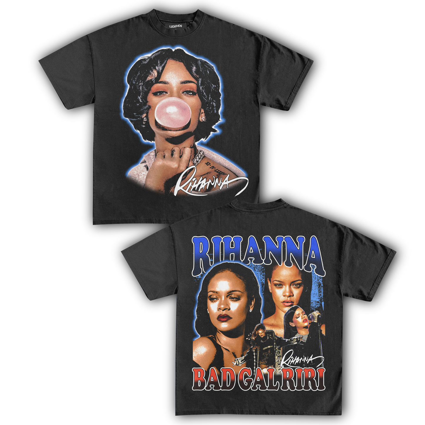 RIHANNA BUBBLEGUM TEE (Double Sided)