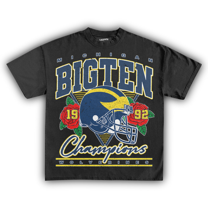 WOLVERINES VINTAGE 1992 BIG TEN CHAMPIONS TEE