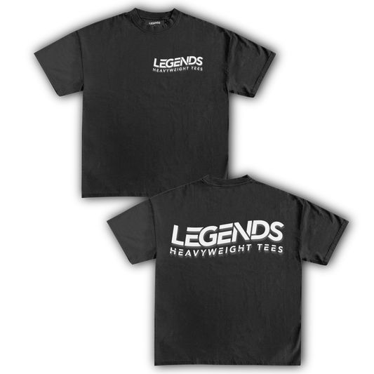 LEGENDS HEAVYWEIGHT TEE (White Script)