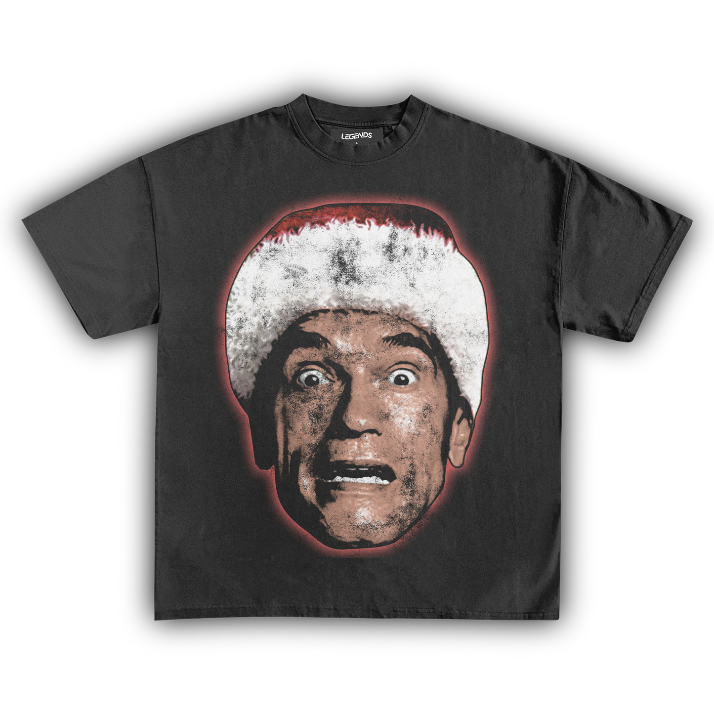 JINGLE ALL THE WAY BIG FACE TEE