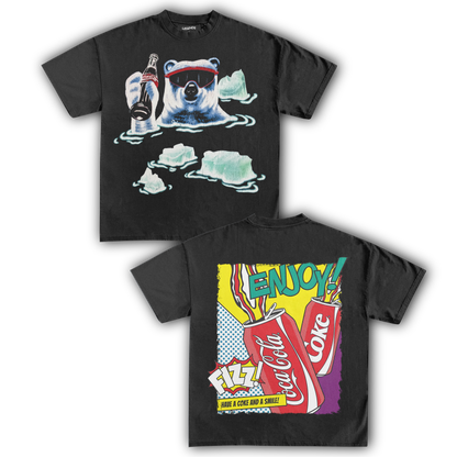 POLAR BEAR ICE COLD FIZZ TEE (Double Sided)