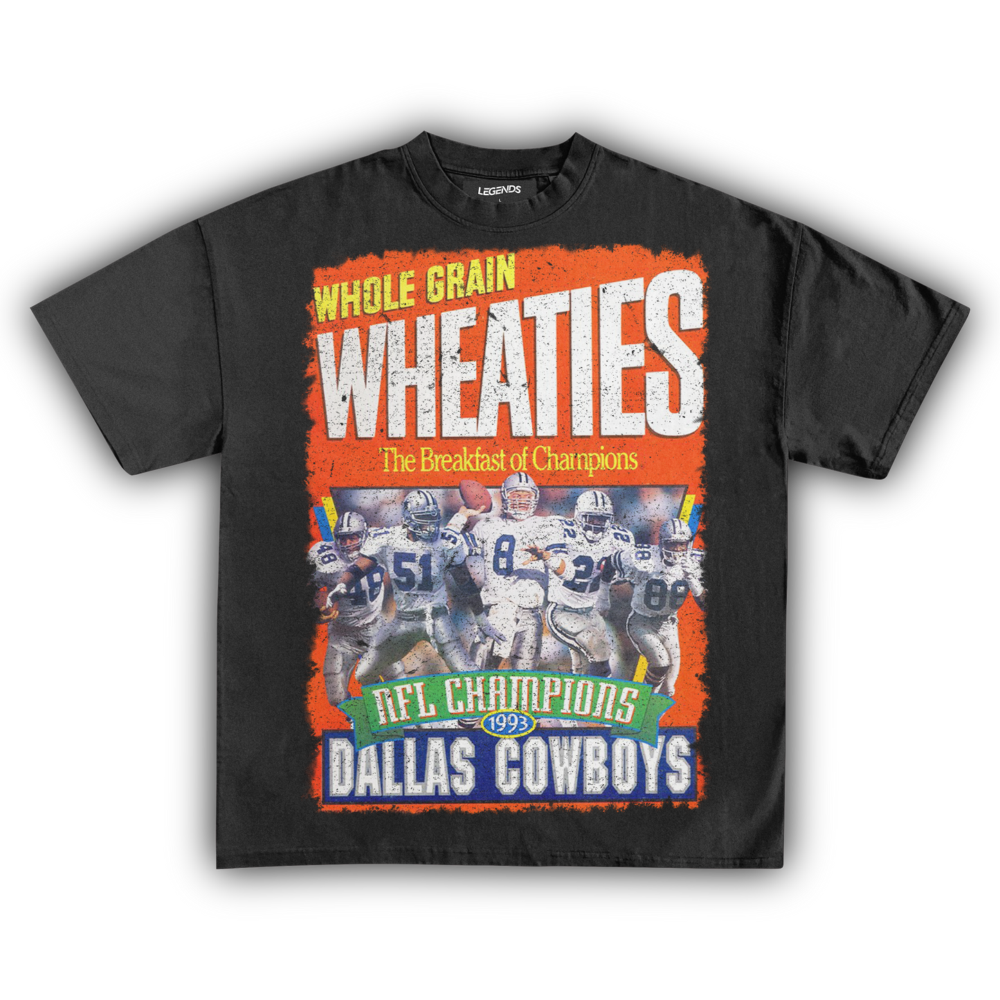 WHEATIES DALLAS CHAMPIONS 1993 VINTAGE TEE