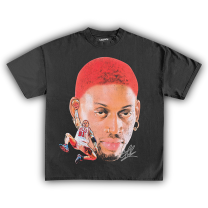 Dennis Rodman Tee » Basketball » Vintage Heavyweight T-Shirt Dennis Rodman Tee » Basketball » Vintage Heavyweight T-Shirt