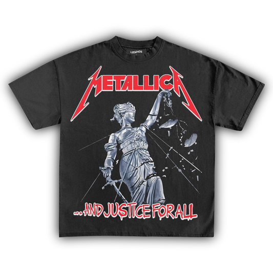 METALLICA JUSTICE FOR ALL TEE