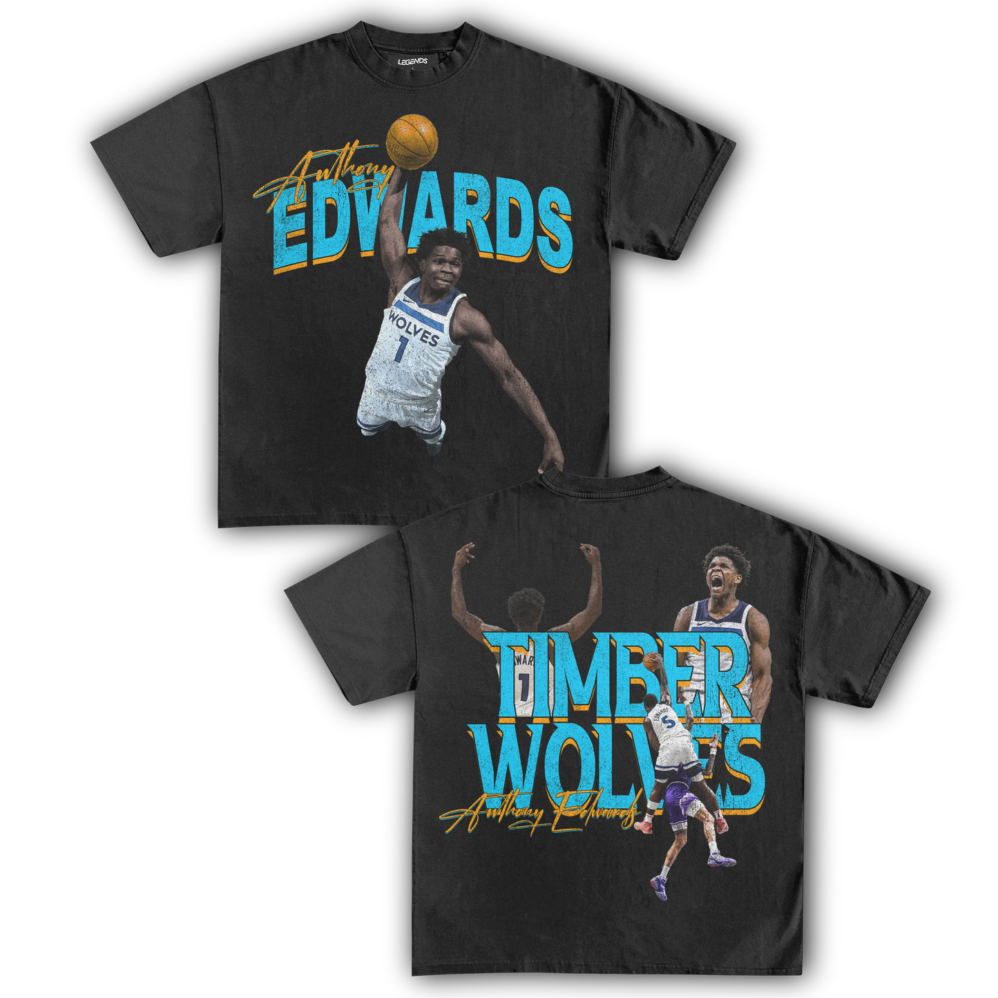 ANTHONY EDWARDS TIMBERWOLVES TEE