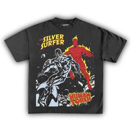 THE SILVER SURFER VS. HUMAN TORCH TEE