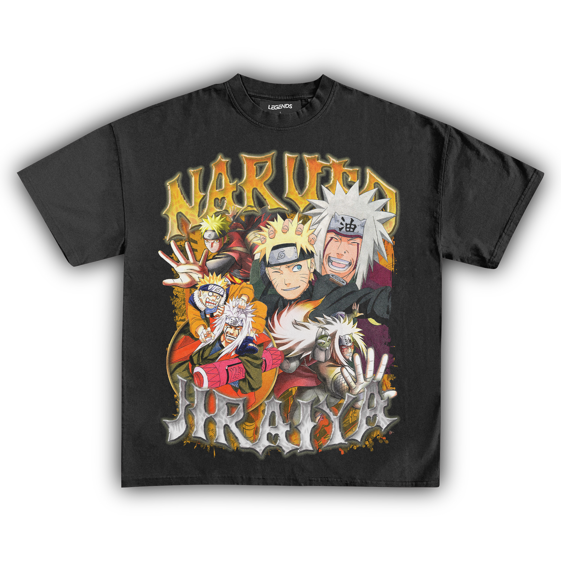 NARUTO The Live Tシャツ Naruto Jiraiya Tee » Anime » Vintage Heavyweight T-Shirt – Legends