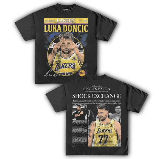 LUKA DONCIC LAKERS TEE (Double Sided)