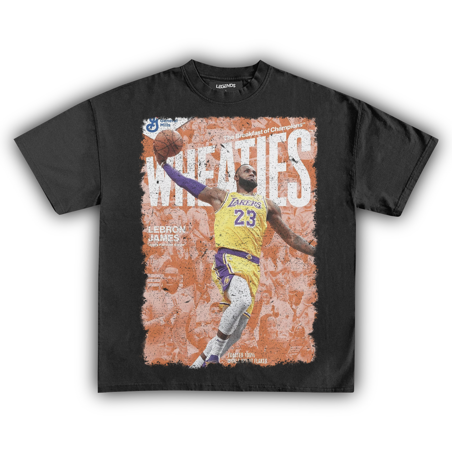 WHEATIES LEBRON JAMES VINTAGE TEE