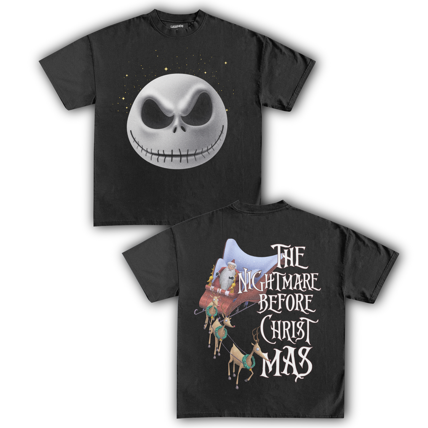 TIM BURTON'S THE NIGHTMARE BEFORE CHRISTMAS 2.0 TEE (Double Sided)