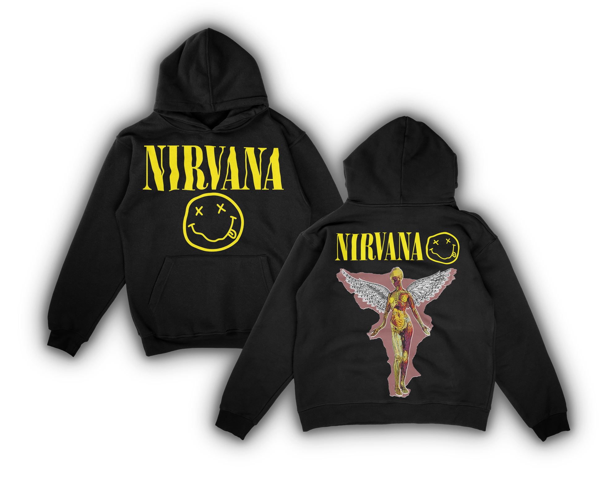 Nirvana Vintage Hoodie » Heavyweight Hoodie » Garment Dye Fabric Nirvana Vintage Hoodie » Heavyweight Hoodie » Garment Dye Fabric