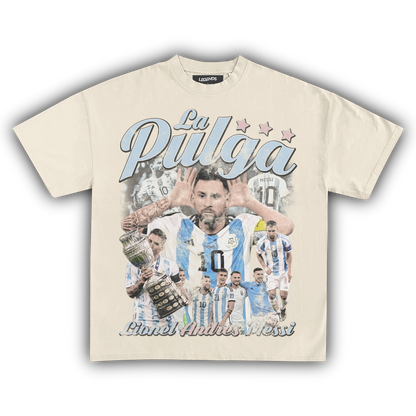 "LA PULGA" LIONEL MESSI VINTAGE TEE