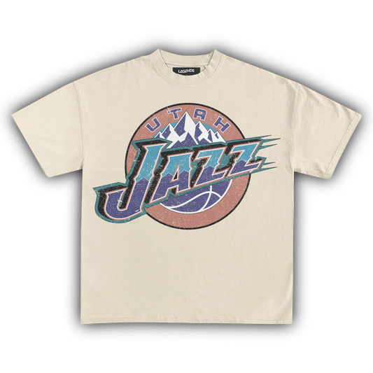 UTAH JAZZ VINTAGE TEE