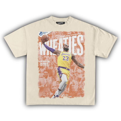 WHEATIES LEBRON JAMES VINTAGE TEE