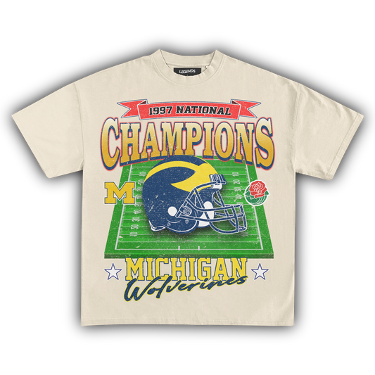 WOLVERINES VINTAGE 1997 ROSE BOWL TEE