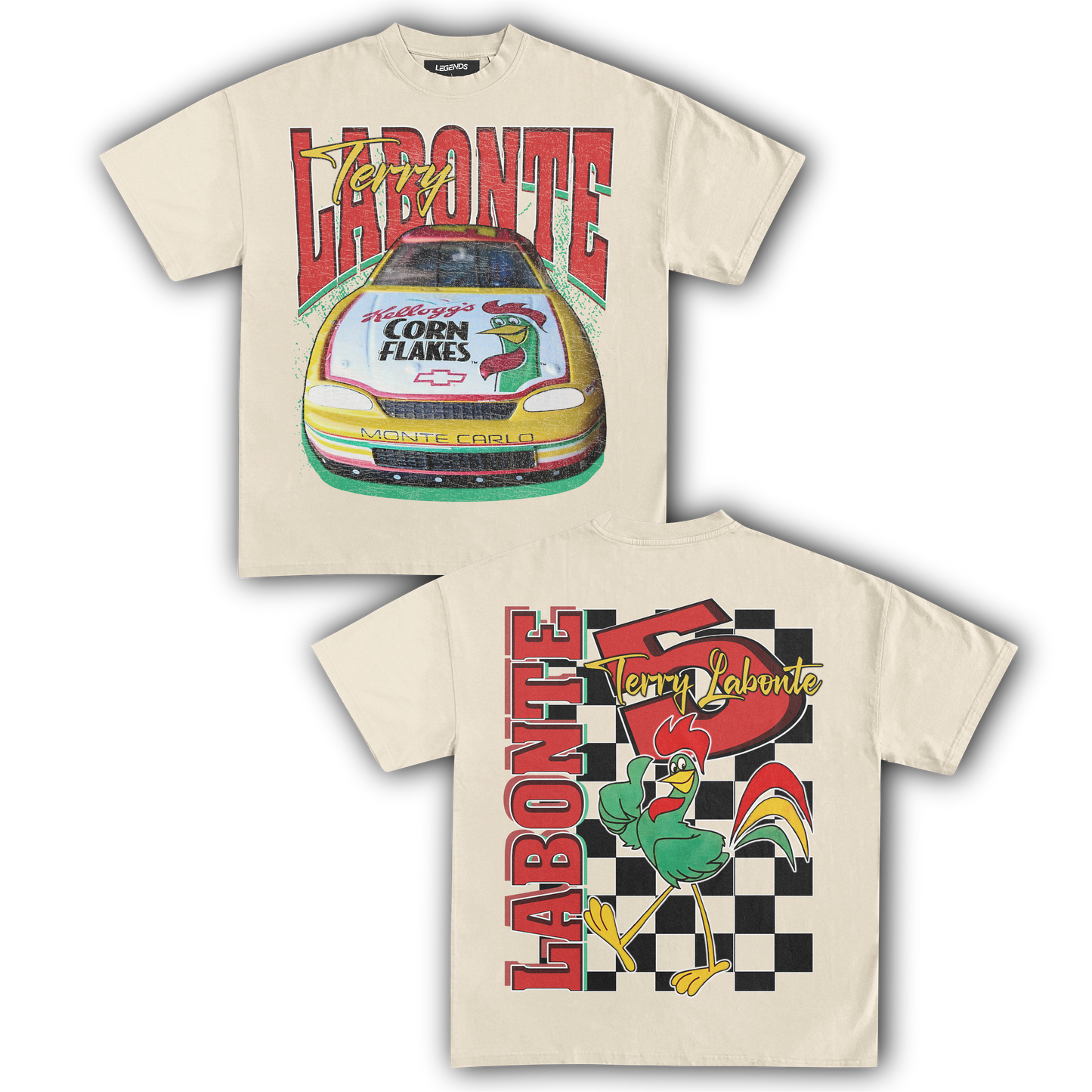 TERRY LABONTE CORN FLAKES RACING TEE (Double Sided)