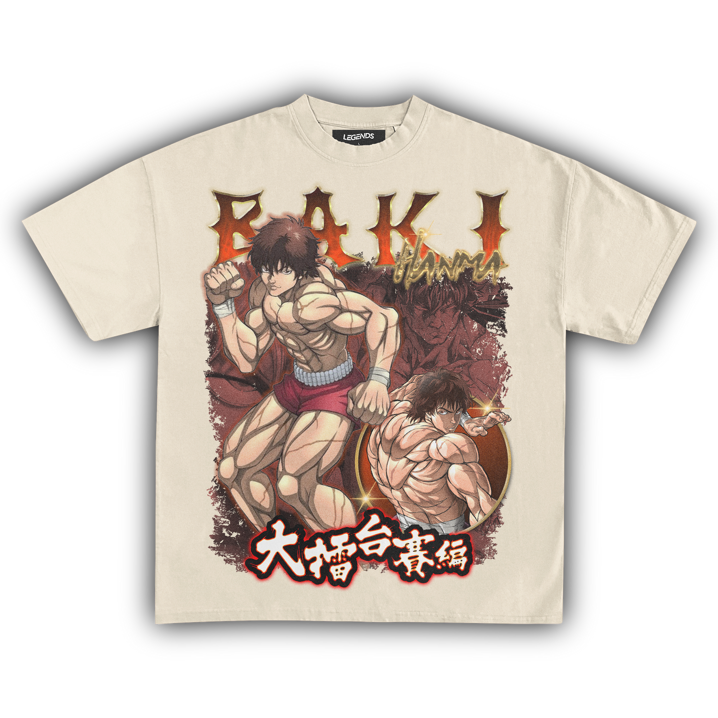 BAKI HANMA VINTAGE TEE