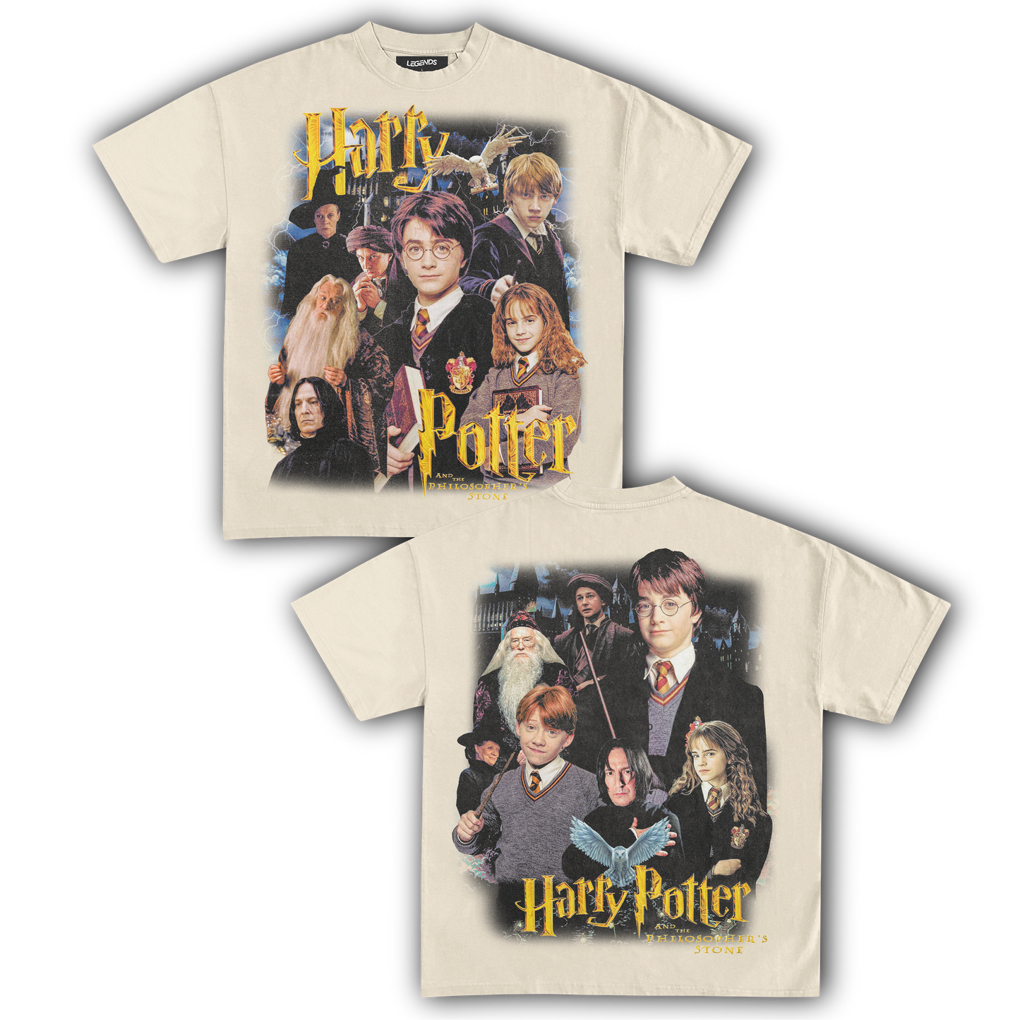 HARRY POTTER AND THE PHILOSOPHER'S STONE TEE (Double Sided)