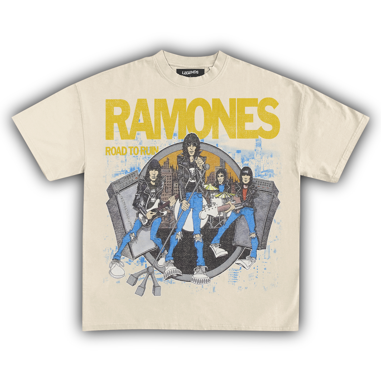 RAMONES ROAD TO RUIN VINTAGE TEE