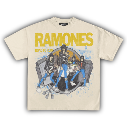 RAMONES ROAD TO RUIN VINTAGE TEE