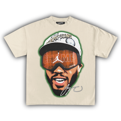 JAYSON TATUM CHAMPAGNE GOGGLES TEE