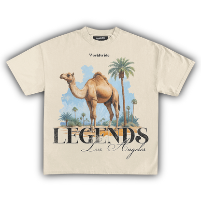 LEGENDS WORLDWIDE DESERT CAMEL VINTAGE TEE