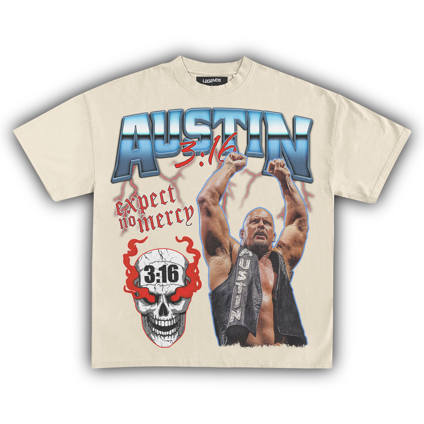 STONE COLD NO MERCY TEE