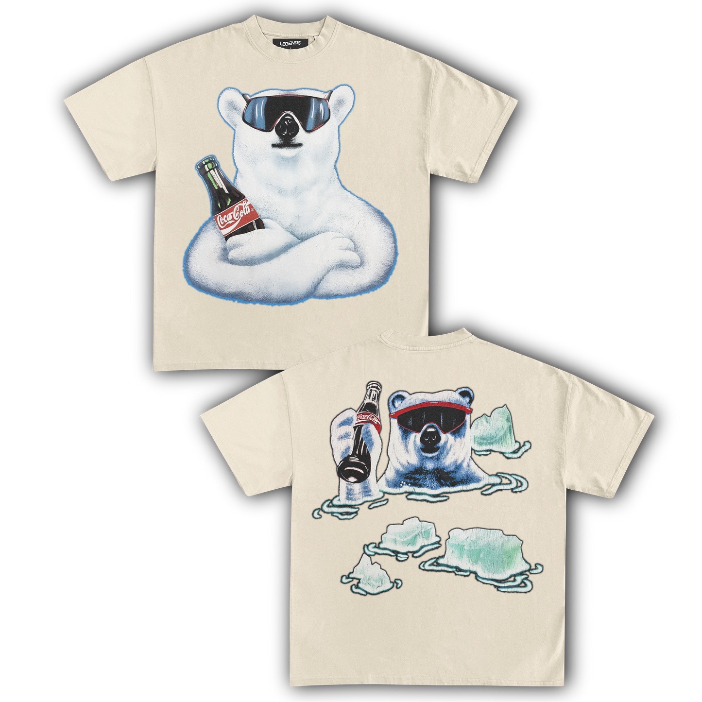 POLAR BEAR ICE COLD CHILLIN' TEE (Double Sided)