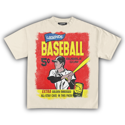 LEGENDS BASEBALL TRADING CARD TEE (Version 001)