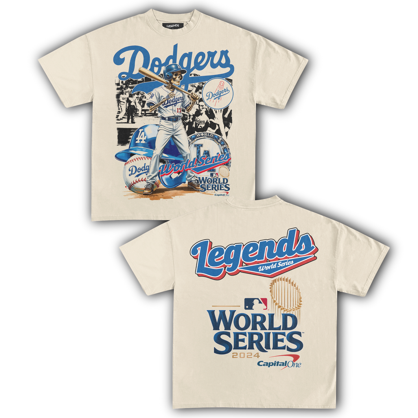 DODGERS WORLD SERIES '24 TEE (Double Sided)